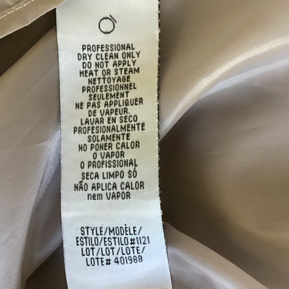 R&M Richards Lace Cocktail Dress Satin Rhinestone Rosette Waistband Sz 16 #159K - Picture 8 of 9